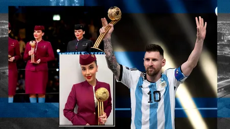 FOTO-VIDEO - Cine este românca ce a ținut trofeul pentru cel mai bun jucător, oferit lui Lionel Messi, la ceremonia de premiere de la finala Cupei Mondiale din Qatar