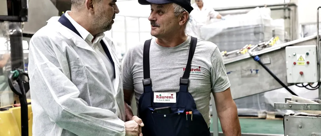 Marcel Ciolacu, în vizită la fabrica de conserve din Râureni: „Un model de succes și de patriotism economic!”
