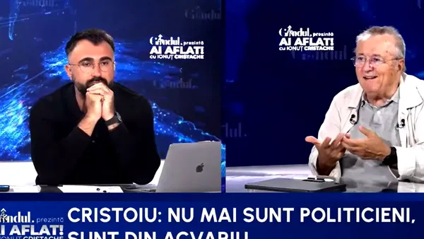 Ion Cristoiu îi desființează pe Nicușor Dan și pe C. Drulă, după ce s-au pozat la Cotroceni: Mi s-a părut groaznic. Drulă n-are șanse la Primărie