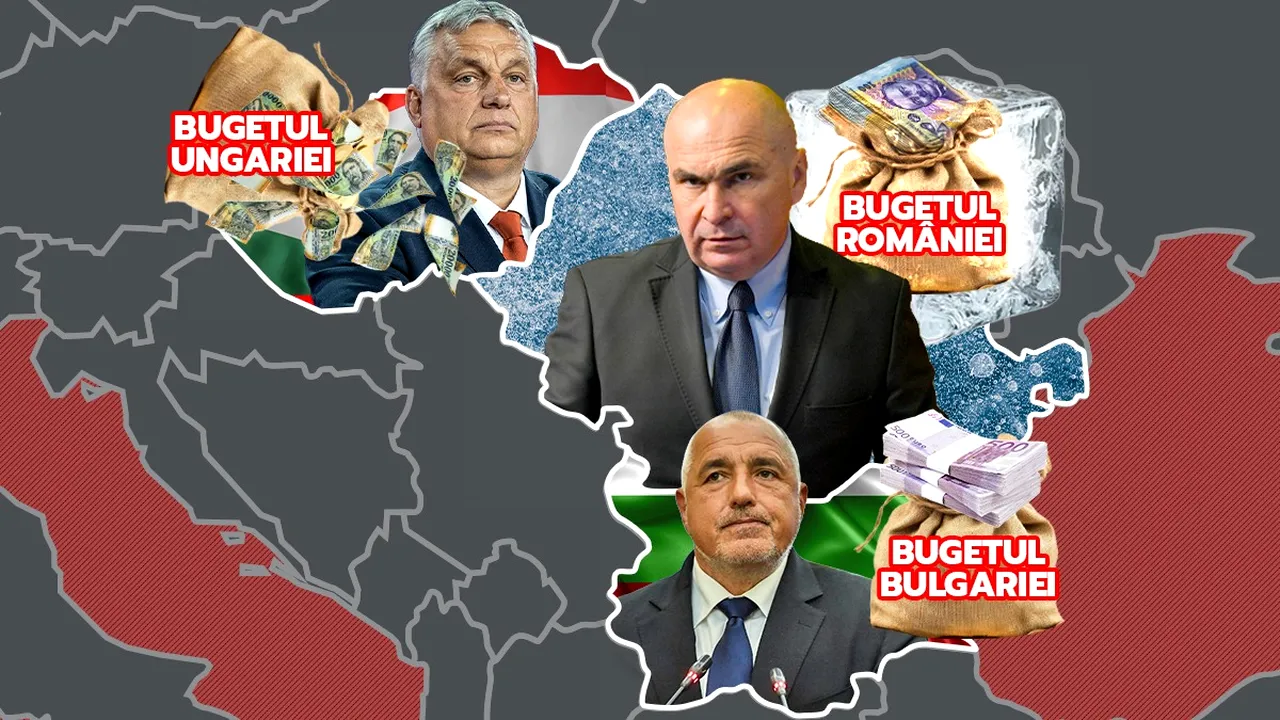 România trage frâna, Bulgaria și Ungaria accelerează. Vecinii fac bugete predictibile și vor performanță economică, România este fix la polul opus. Bolojan anunță că ne vom lungi cu bugetul actual până în ianuarie 2026