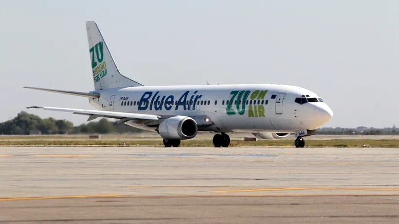 Un avion Blue Air a aterizat de urgență la Timișoara