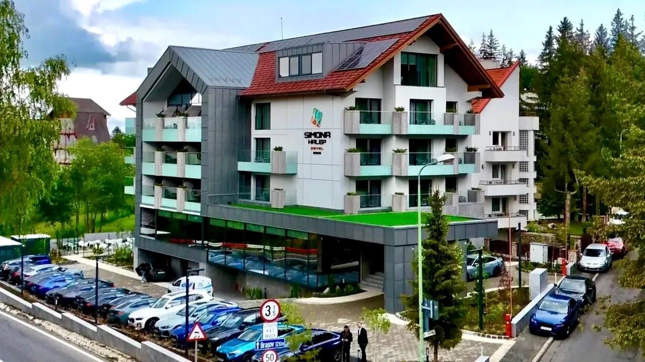Imagini filmate cu drona de la hotelul Simonei HALEP din Poiana Brașov. Turiștii au fost luați prin surprindere: „Ne-a schimbat ziua!”
