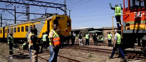 Două trenuri S-AU CIOCNIT în Johannesburg: 320 de răniți