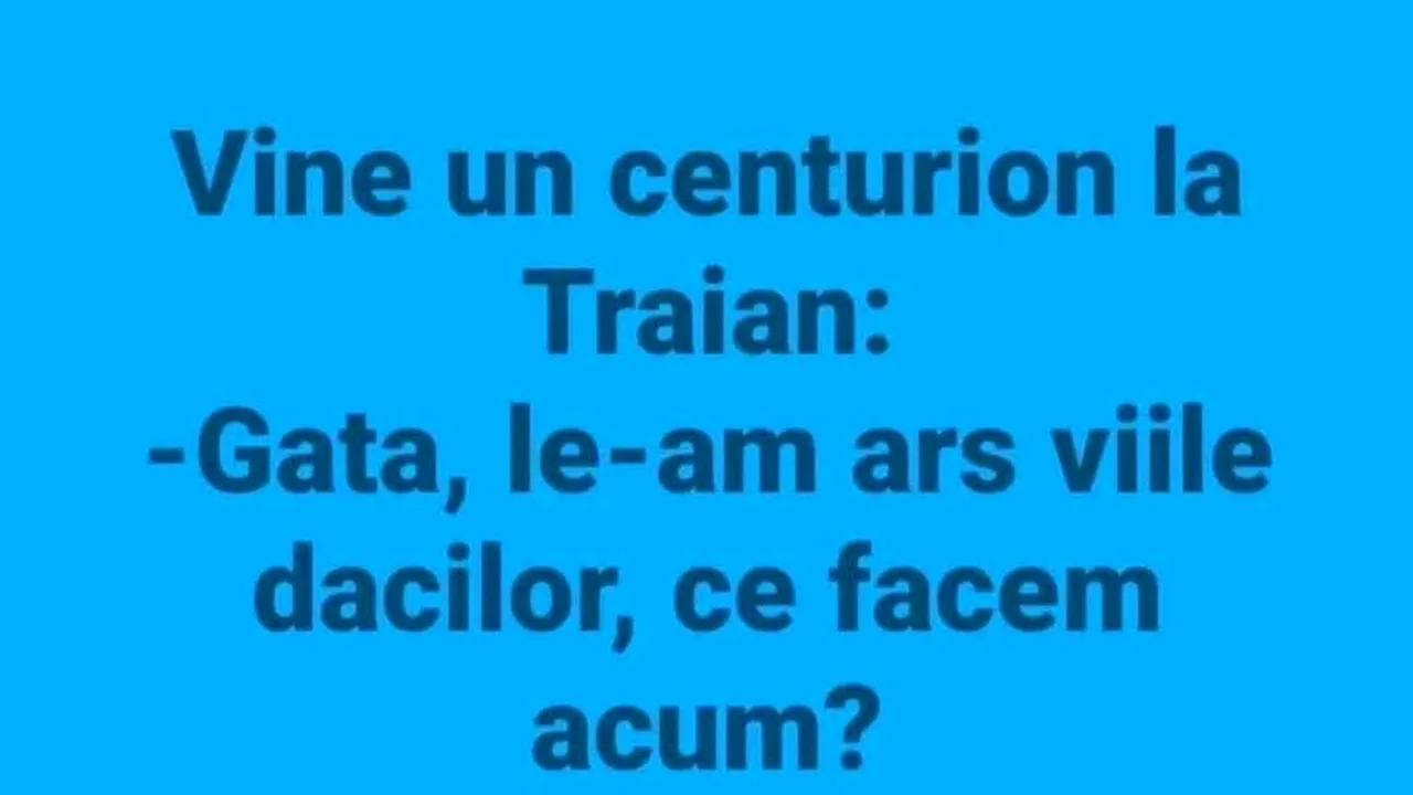 Bancul de joi | Traian, centurionul și dacii