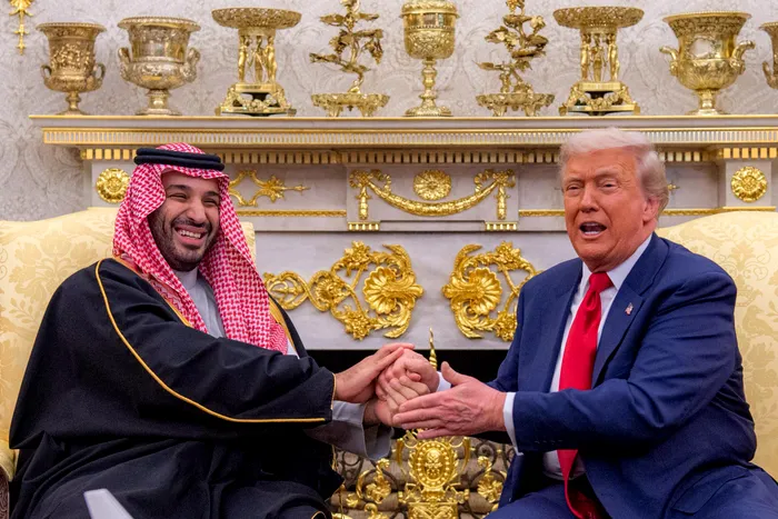 Donald Trump și Mohammed bin Salman la Casa Albă