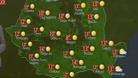 Vremea se încălzește: TEMPERATURI în creștere în toată țara