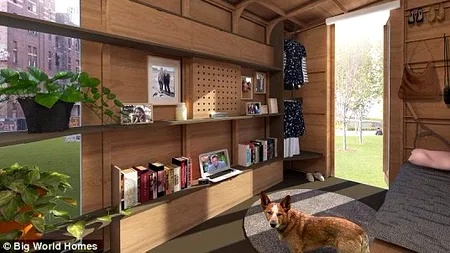 Un bărbat a inventat casa pe care o poți asambla de unul singur. FOTO