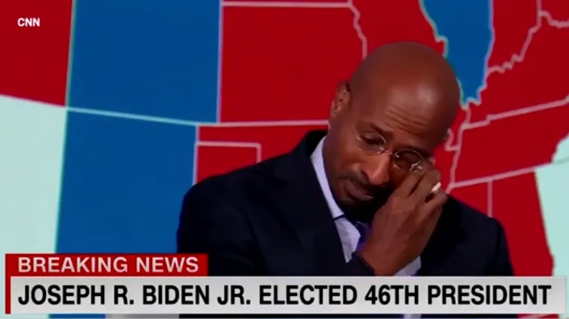 REZULTATE ALEGERI SUA. Un prezentator CNN, în lacrimi în direct la TV după victoria lui Biden: „Acum e mai ușor să fii părinte, să fii tată, să fii musulman în țara asta!” - VIDEO