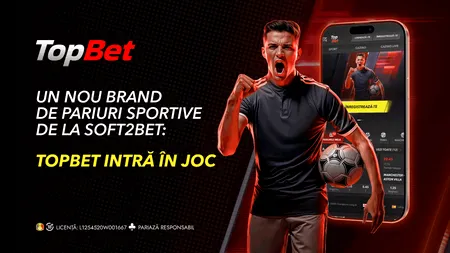 (P) TopBet intră în joc: Noul brand de pariuri sportive marca Soft2Bet din România