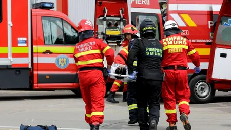 INCENDIU la o clădire de birouri din Capitală: Zeci de pompieri au intervenit de urgență