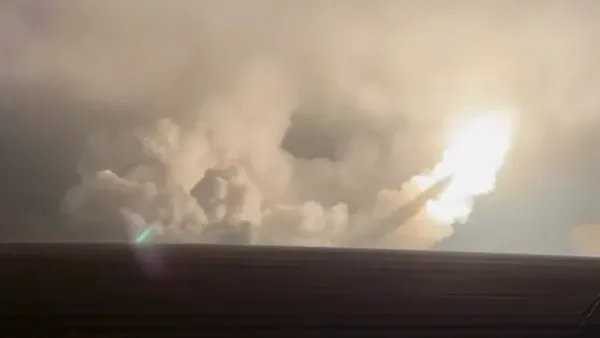 Momentul în care Rusia este atacată de „Flamingo”, prima rachetă de croazieră produsă de Ucraina