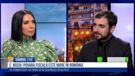 GÂNDUL LIVE. Claudiu Năsui: „Faptul că unii români aleg să muncească în străinătate e o tragedie națională / Când creștem salariul minim cu 100 de lei, înseamnă că îi creștem salariul unui deputat cu 900 de lei” | VIDEO
