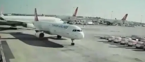 Incident pe pista aeroportului din Istanbul. Două aeronave de pasageri s-au ciocnit. VIDEO