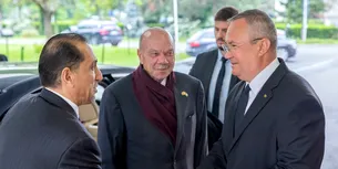 VIDEO | Nicolae Ciucă, întâlnire cu președintele Senatului Iordaniei. Despre ce au discutat cei doi