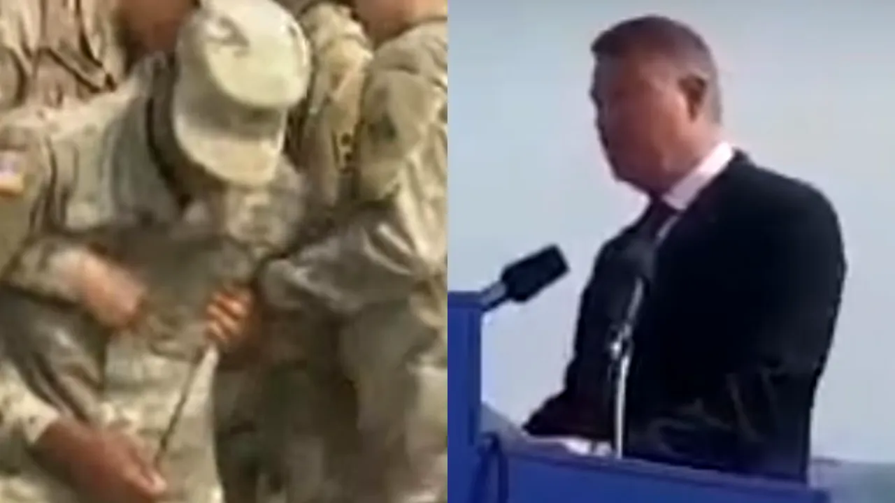 Reacția lui Iohannis, după ce un militar american a leșinat în apropierea lui. Ce a făcut Obama într-o situație asemănătoare / Imaginile zilei vin de la Constanța - VIDEO 