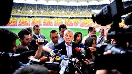 Primarul Sorin Oprescu a vizionat meciul Athletic Bilbao - Sporting Lisabona pe Arena Națională
