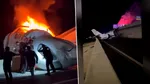 Imagini cu un puternic impact emoțional. Oameni salvați dintr-un avion în flăcări, după ce aeronava s-a prăbușit pe o autostradă din Texas