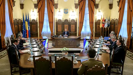 ȘEDINȚĂ. Consiliul Suprem de Apărare a Țării se reunește miercurea viitoare. Subiectele de pe ordinea de zi