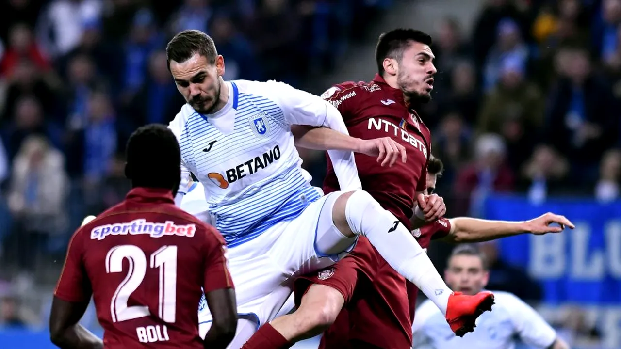 Finală pentru titlu în Liga 1! Decizie de ultim moment a FRF legată de meciul CS Universitatea Craiova - CFR Cluj