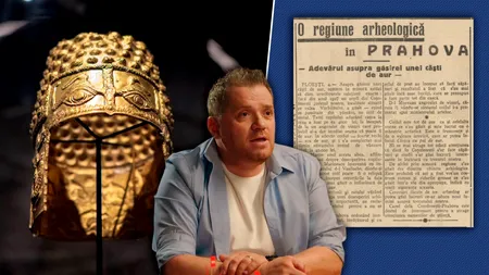 Anunțul original al descoperirii coifului de la Coțofenesti, cu 99 de ani în urmă, scos din arhivă de Cătălin Oprișan. Cum a fost relatată descoperirea în presa vremii