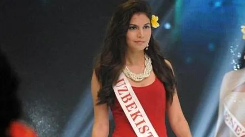 Mister total la Miss World 2013. Cine este tânăra care reprezintă Uzbekistan-ul. Noi nu am trimis-o acolo!