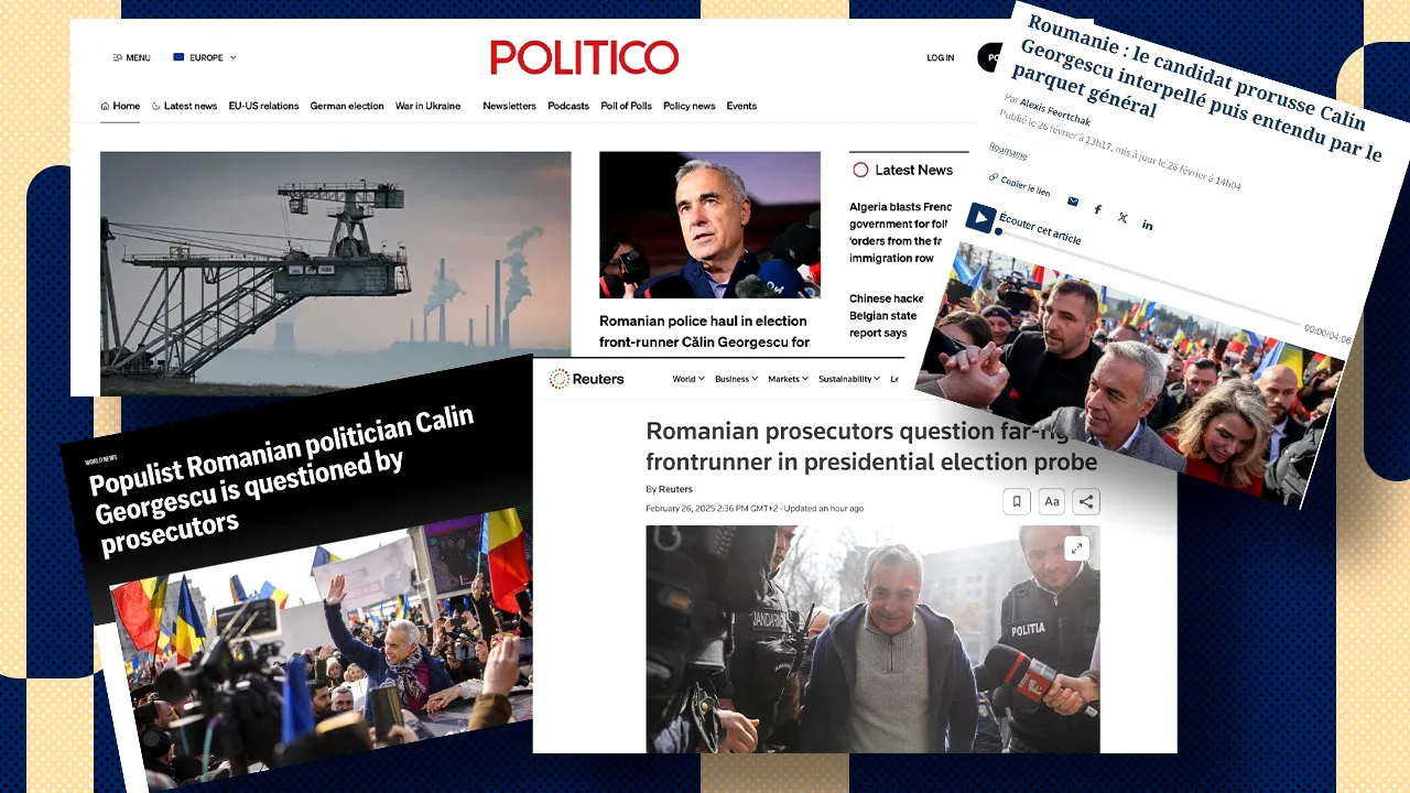 Cum relatează presa internațională AUDIEREA lui Călin Georgescu