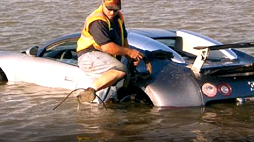 VIDEO. A intrat cu Bugatti la apă. Acum este acuzat de înșelăciune