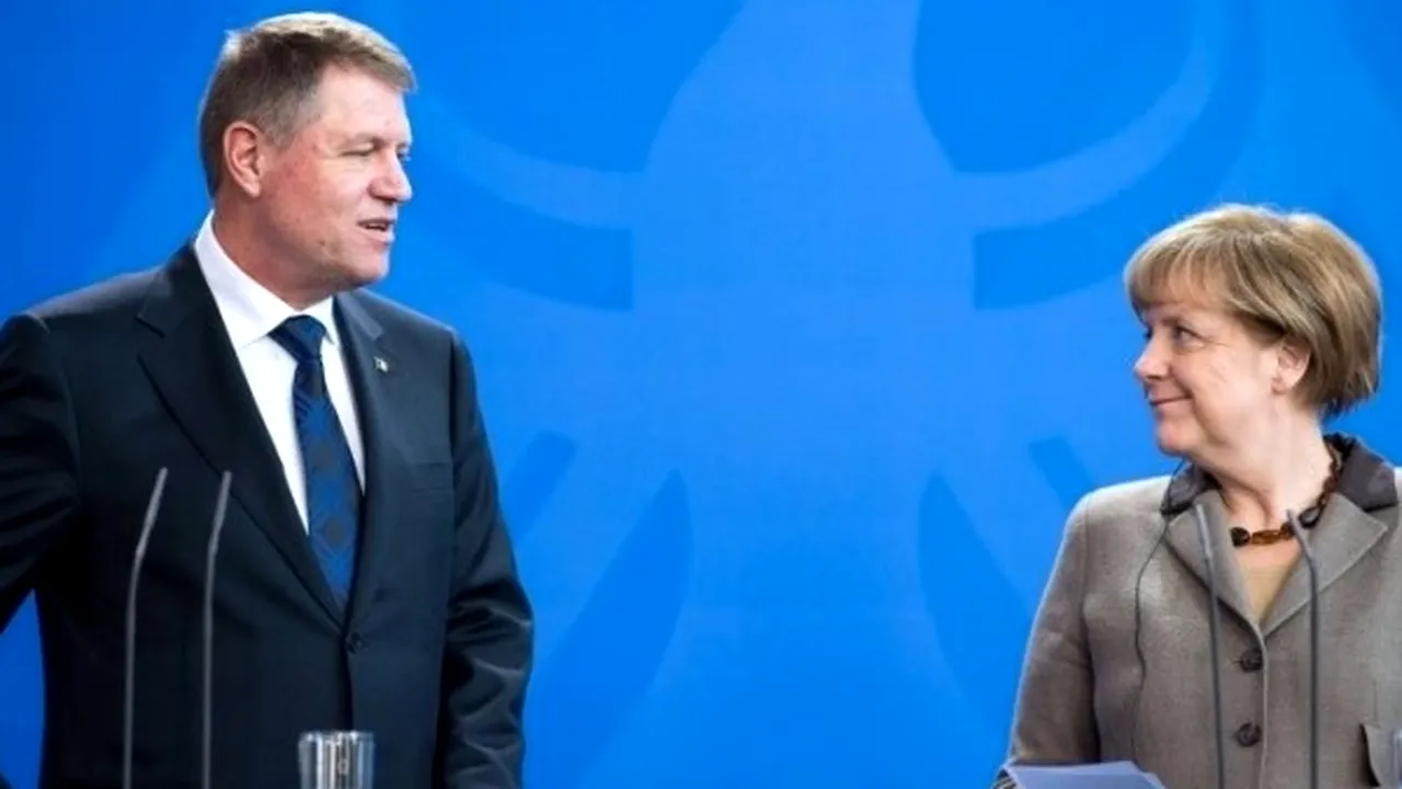 Cum explică președintele Iohhanis cancelarului Merkel ce se întâmplă în România