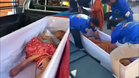 O femeie a revenit la viață chiar înainte să fie incinerată, la un templu budist din THAILANDA - VIDEO