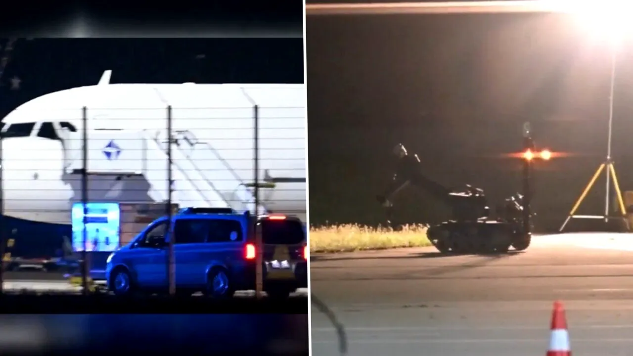 Dublu-incident pe aeroportul Leipzig/Halle din Germania: O dronă-bombă a fost găsită lângă un avion ucrainean Antonov, iar o a doua a lovit în aer un cargobot DHL. Ce au descoperit anchetatorii