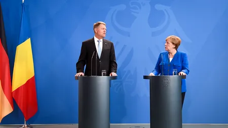 Iohannis: I-am spus lui Merkel despre criza de la București, dar România e o țară solidă
