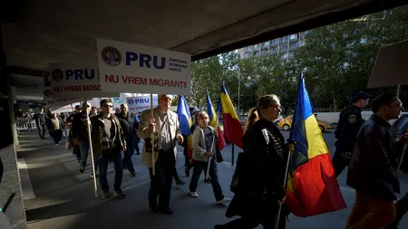 Scene incredibile în centrul Bucureștiului. Poliția nu a avut cum să intervină
