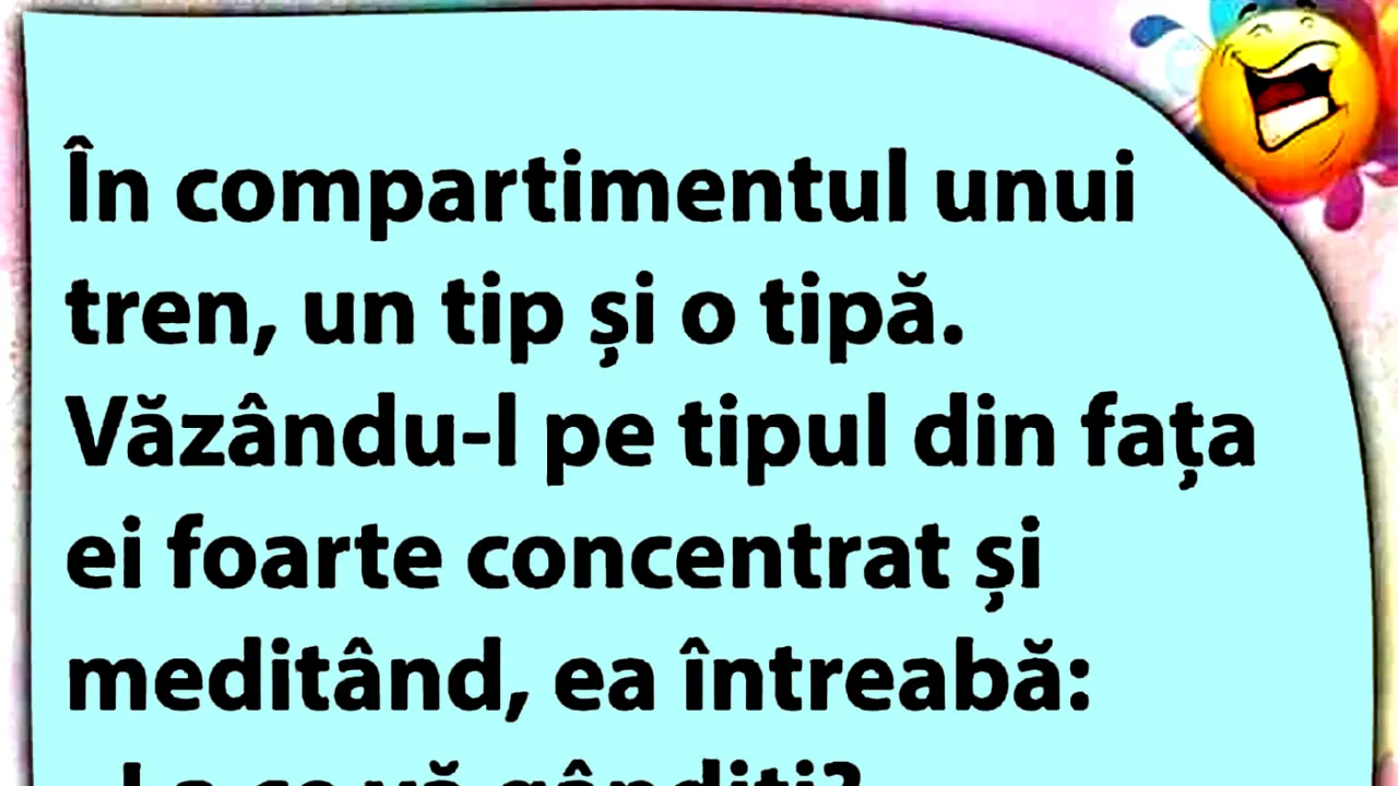 BANCUL ZILEI | În compartimentul trenului