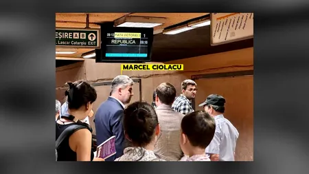 VIDEO cu Marcel Ciolacu la metrou. Premierul nu a trecut neobservat. A recunoscut, însă, problema de care s-a lovit. 