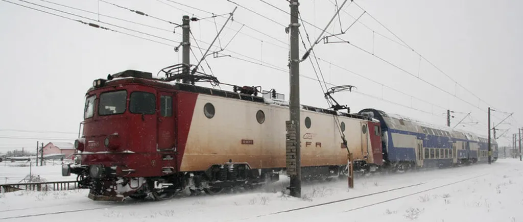 CFR Călători: Peste 30 de trenuri anulate din cauza condițiilor meteo nefavorabile

