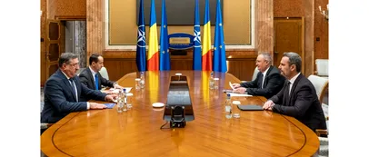 FOTO-VIDEO | Premierul Nicolae Ciucă, ÎNTÂLNIRE cu reprezentanții conducerii Comitetului Olimpic și Sportiv Român. Care a fost subiectul discuțiilor