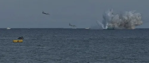 Un avion militar s-a prăbușit în mare. Pilotul a murit. VIDEO cu ultimele secunde de zbor ale Typhoon-ului