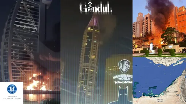 Alertă MAE pentru românii care vor să călătorească în Dubai: „Evitați orice călătorie” / Recomandările ministerului pentru cetățenii români din EAU