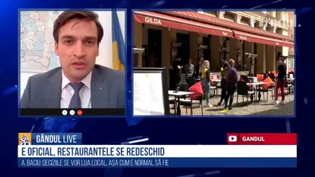 GÂNDUL LIVE. Andrei Baciu, secretar de stat în Ministerul Sănătății: Gestionarea pandemiei trebuie făcută înainte de a ne infecta și a ajunge în spital. Toate alocările de paturi pentru pacienții cu SARS-CoV-2 se fac în detrimentul celor cu alte patologii | VIDEO