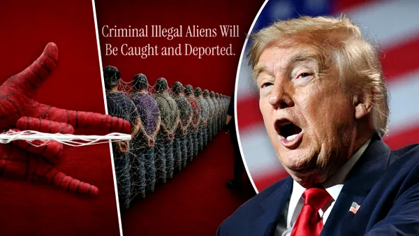Trump îi compară pe agenții de la Serviciul de Imigrare și Control Vamal cu Spider-Man la prinderea migranților ilegali și a infractorilor