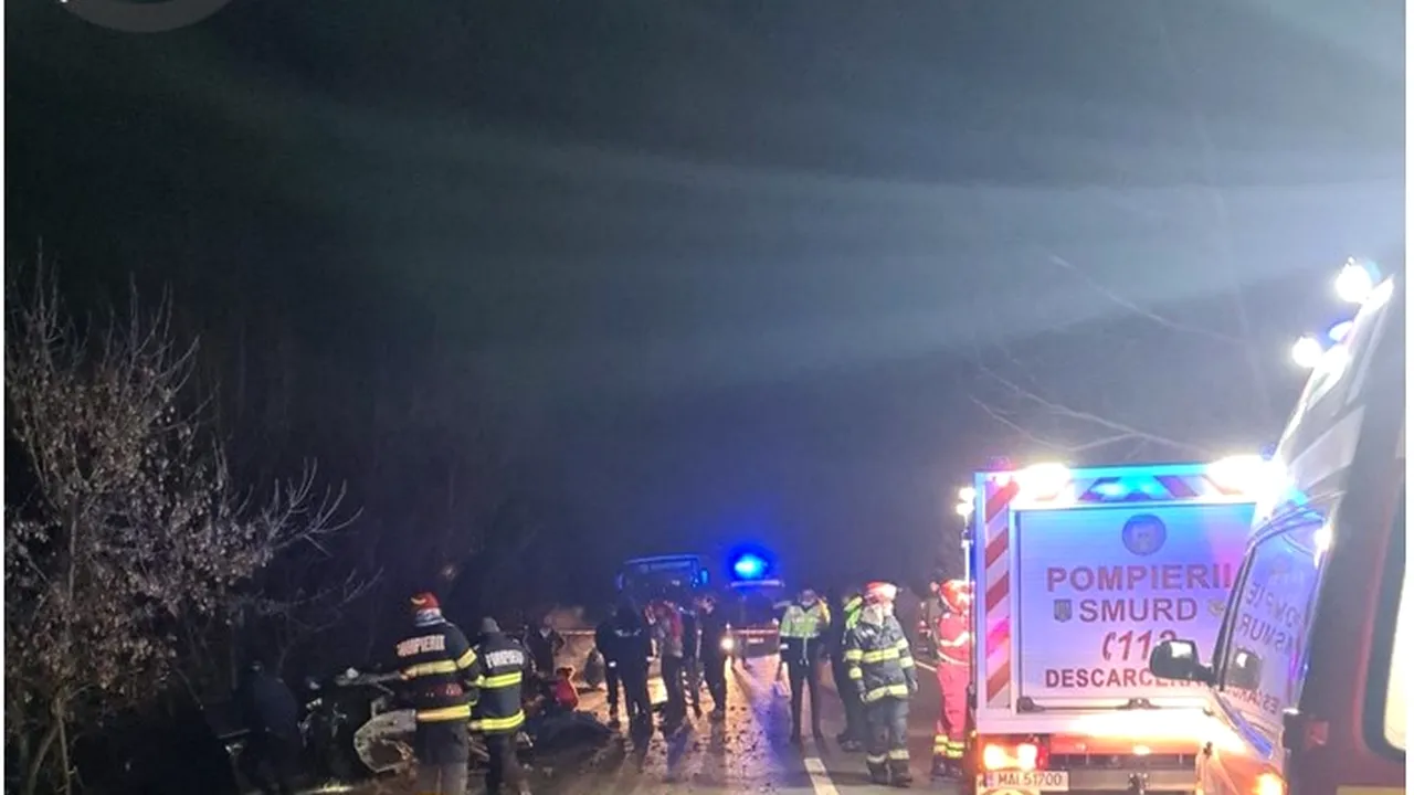 Accident cumplit în Mehedinți. Trei oameni au murit, alți patru au fost răniți