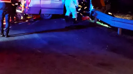 Accident grav în județul Sibiu, soldat cu un mort și șase răniți (VIDEO & FOTO)
