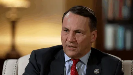 Uniunea Europeană finanțează războiul din Ucraina în întregime, spune ministrul de externe al Poloniei, Radosław Sikorski, într-un interviu pentru CBS