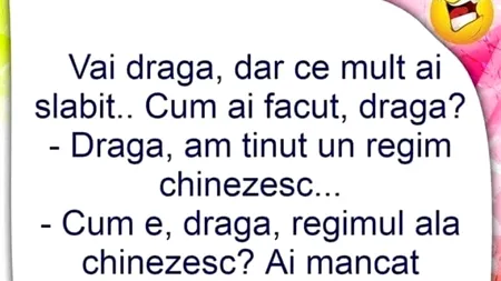 Bancul de vineri | Ce este dieta chinezească