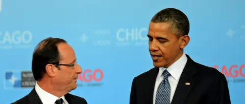 Barack Obama a discutat telefonic cu Francois Hollande despre criza economică din Europa
