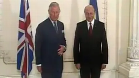 Prințul Charles s-a întâlnit cu președintele Băsescu la Cotroceni