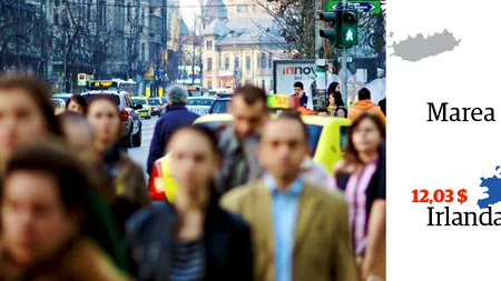 HARTA SALARIILOR minime în lume și în Europa. Pe ce loc se află românii în TOPUL CÂȘTIGURILOR 