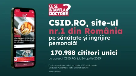 CSID.ro, cea mai citită sursă de Sănătate și Îngrijire Personală din România!
