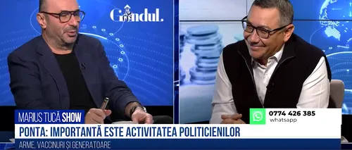 VIDEO | Victor Ponta: „Importantă este activitatea politicienilor”