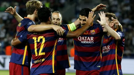 FC Barcelona a învins Sevilla cu 5-4 și a câștigat Supercupa Europei, după un meci care va rămâne în istoria fotbalului